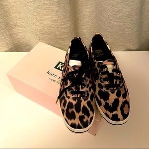 Kate Spade Keds - Satin Leopard Print